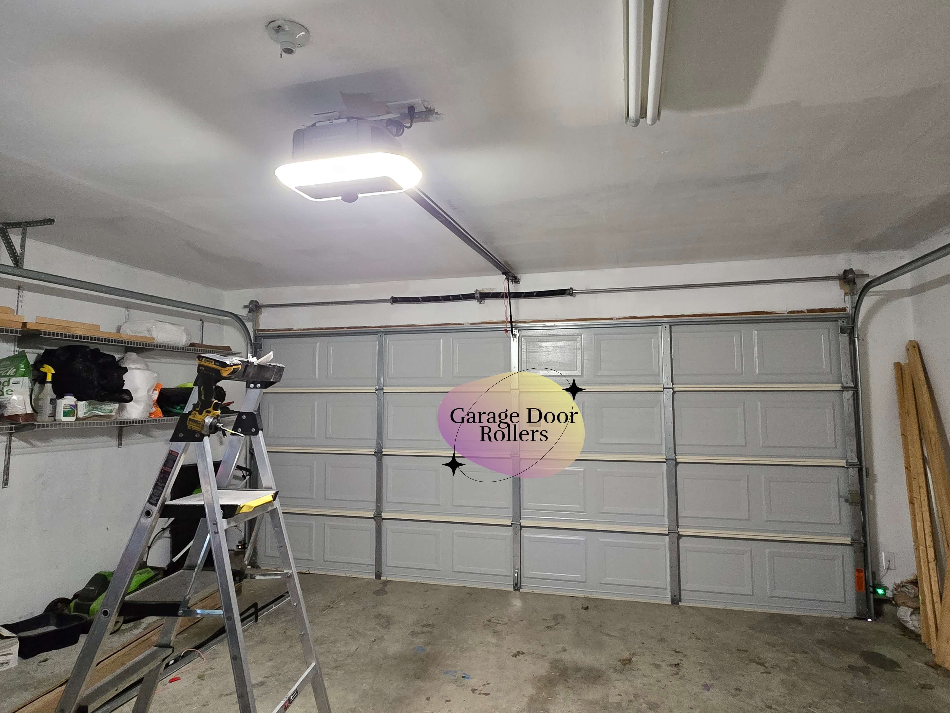 garage-door-roller-led-opener-install