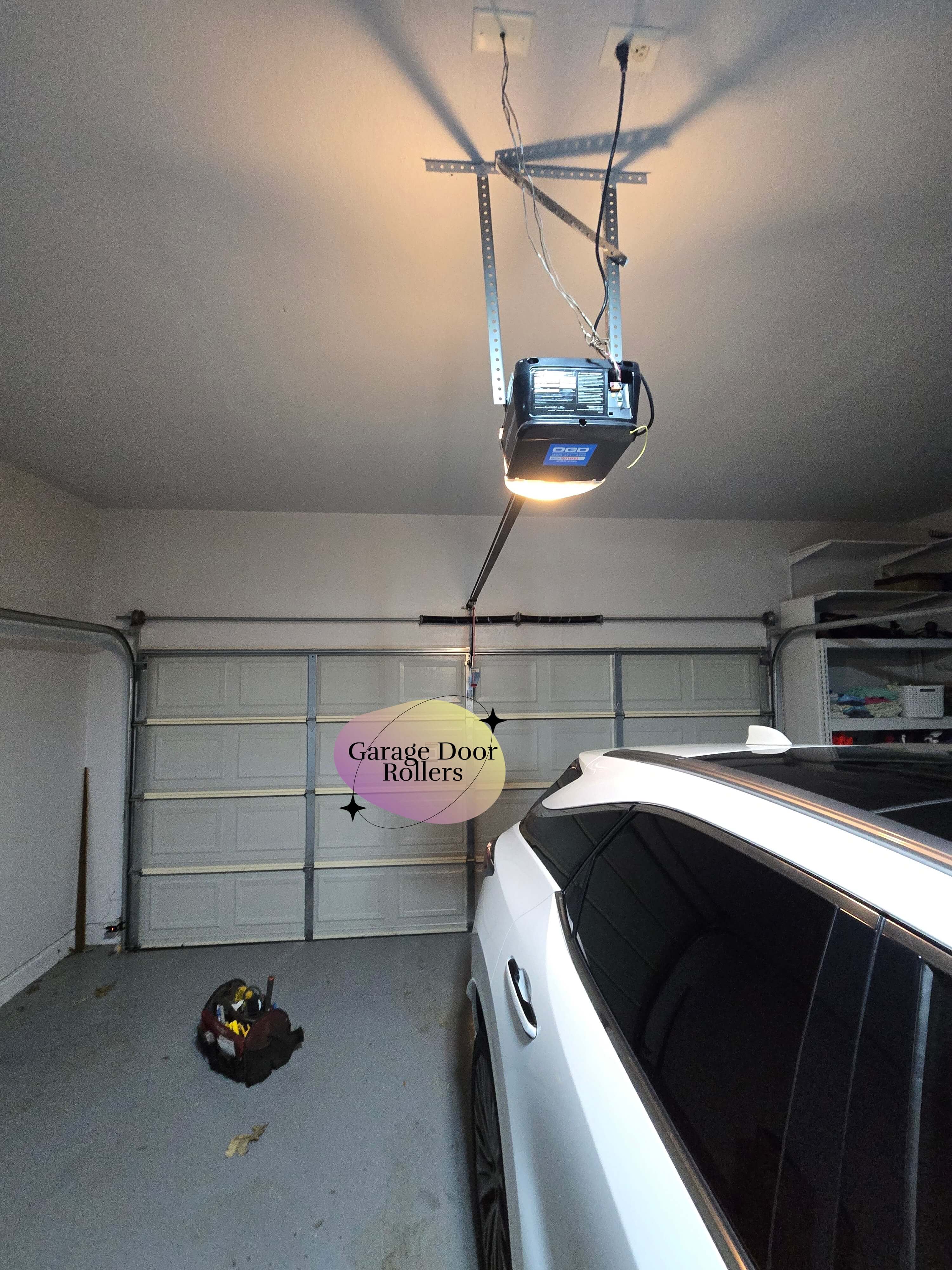 garage-door-roller-liftmaster-chain-drive-install